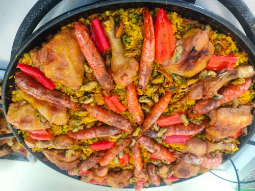 PAELLA FRUIT DE MER POULET